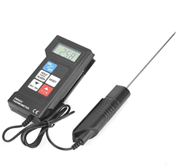 EM502C Electronic Digital Thermometer with Long Stainless Probe